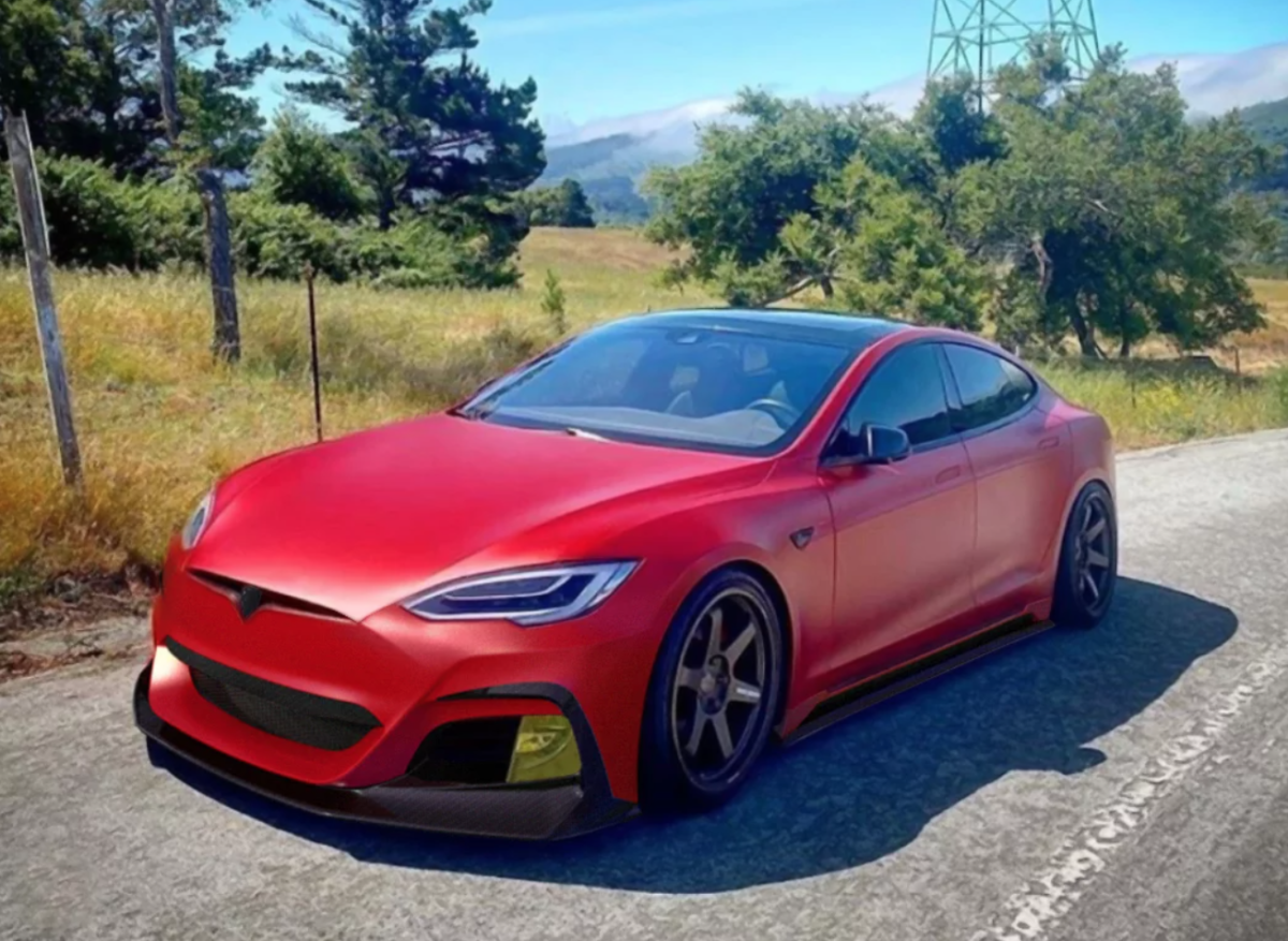 Anthus Monarch Front Fascia System Tesla Model S Aero Kit Design