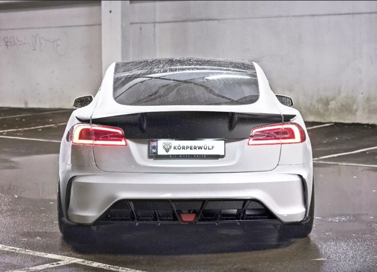 Anthus Monarch Rear Fascia Fascia System Tesla Model S Aero Kit